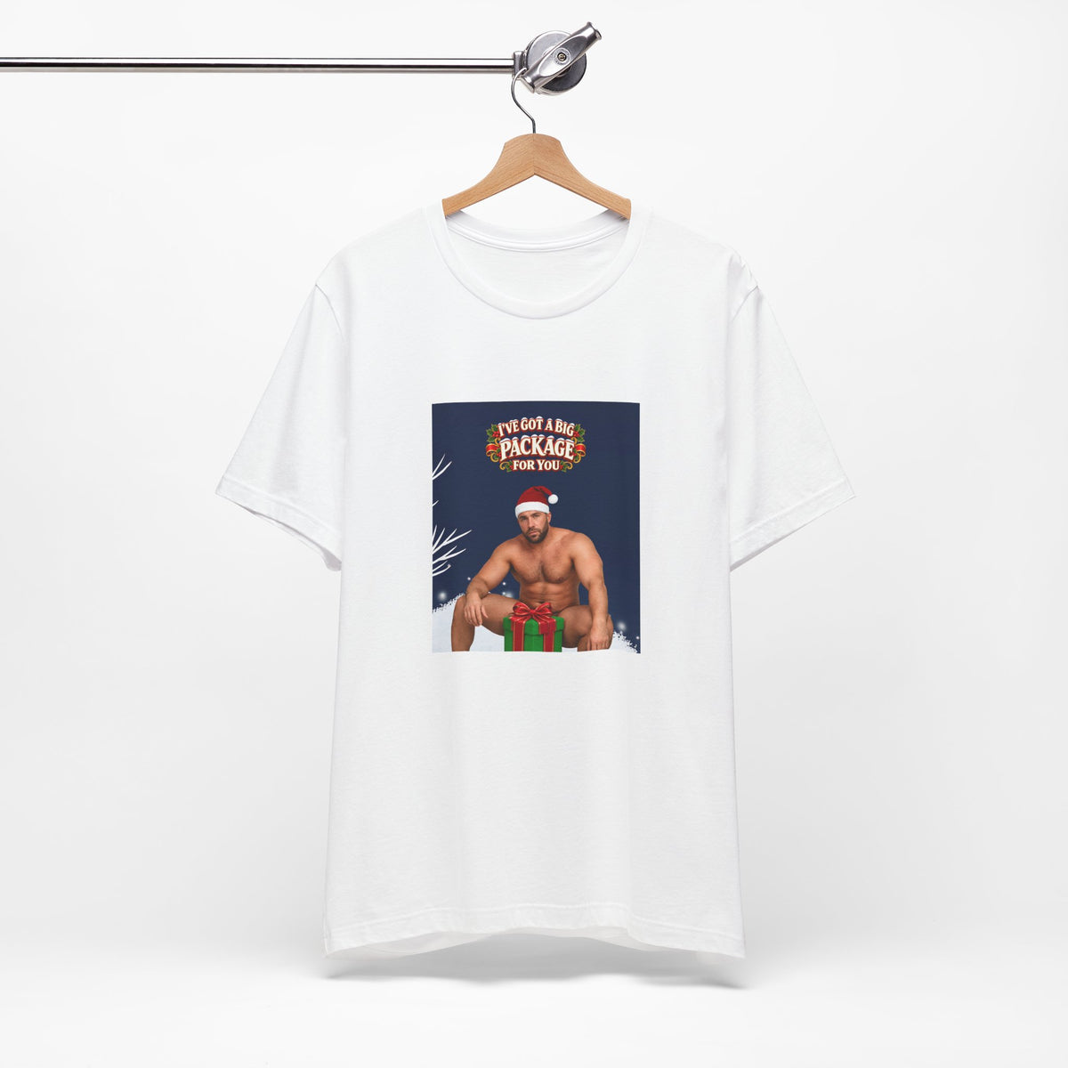 I’ve Got a Big Package for You - Funny Santa T-Shirt - view 3