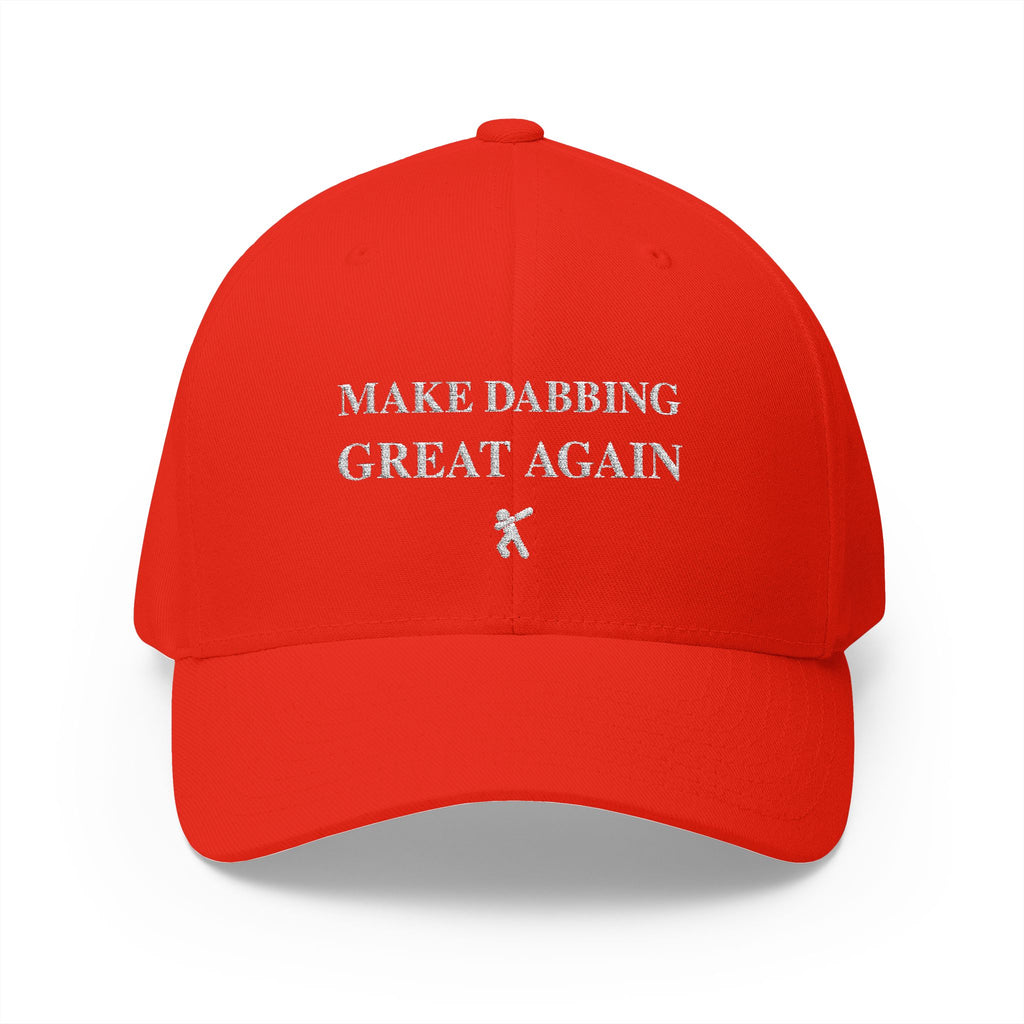 Casquette rouge brodée « Make Dabbing Great Again » - vue principale