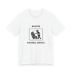 Wake Me for Meal Service - Funny Travel T-Shirt - view 1