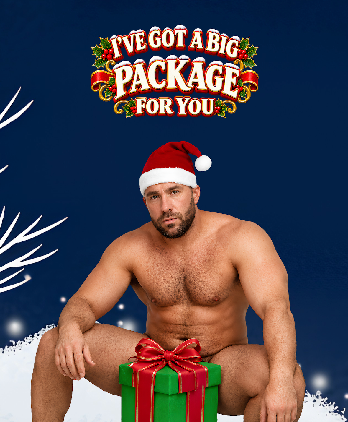 I’ve Got a Big Package for You - Funny Santa T-Shirt - view 2