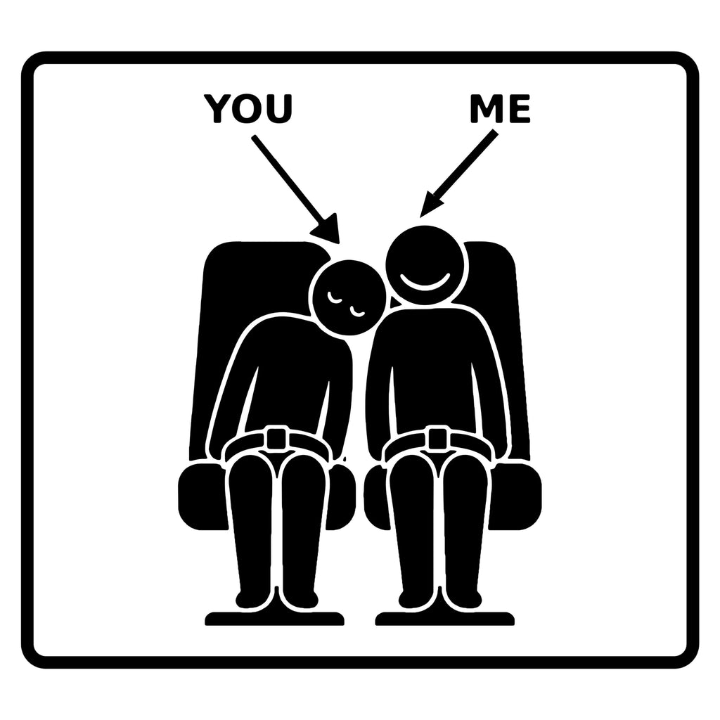 Empty Seat Shoulder Available - Funny Travel T-Shirt - view 3